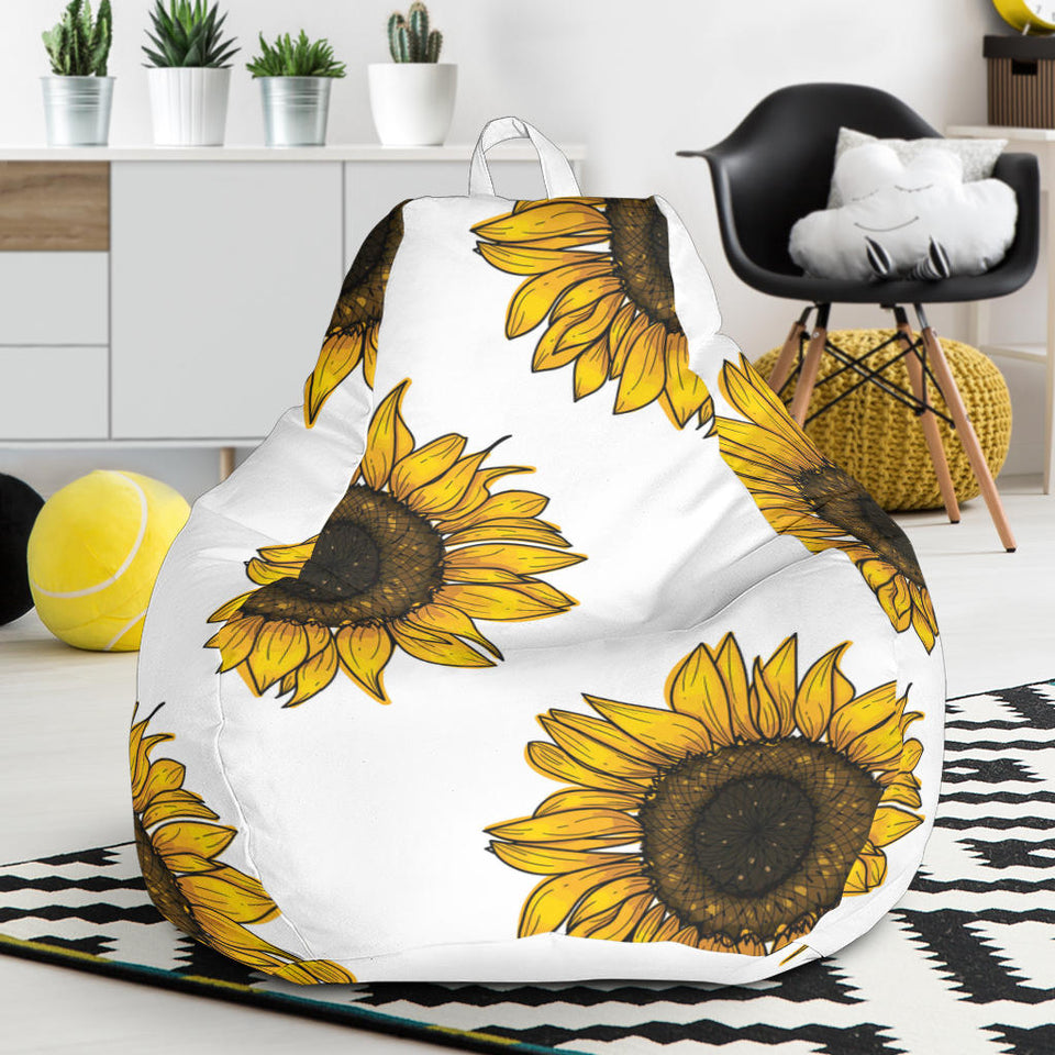 Sunflowers Design Pattern Bean Bag Cover