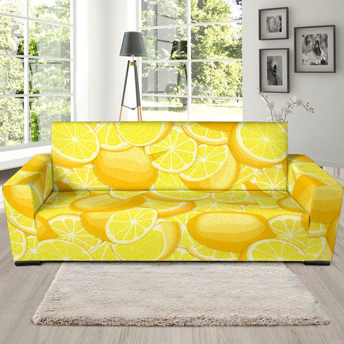 Lemon Pattern Sofa Slipcover