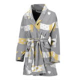 Cute Dachshund Dog Pattern Women'S Bathrobe