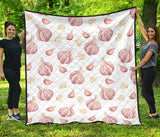 Garlic Pattern Premium Quilt