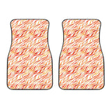 Fire Flame Watercolor Pattern Front Car Mats