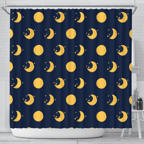 Moon Star Pattern Shower Curtain Fulfilled In US