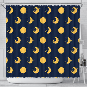 Moon Star Pattern Shower Curtain Fulfilled In US