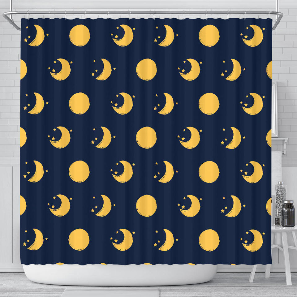Moon Star Pattern Shower Curtain Fulfilled In US