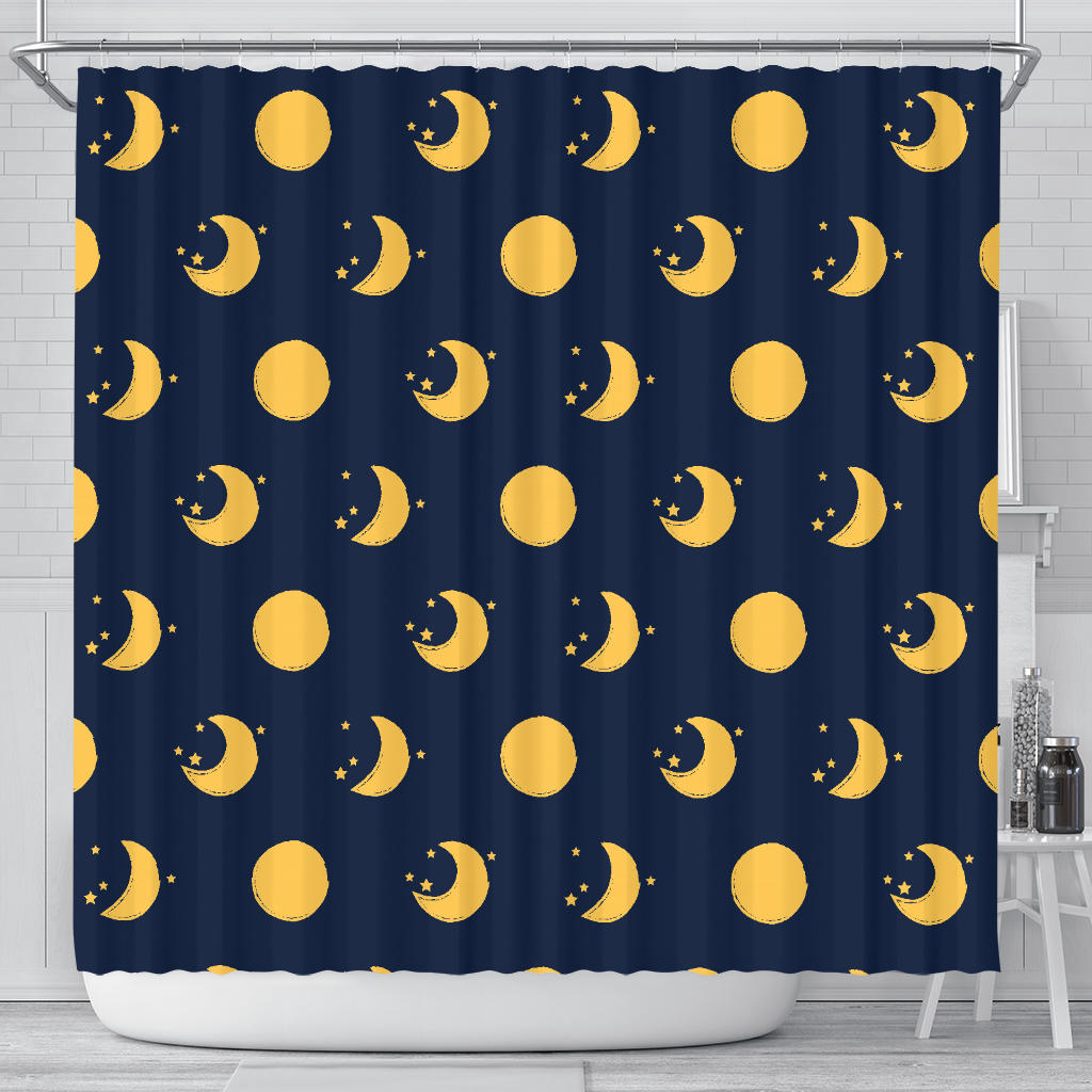 Moon Star Pattern Shower Curtain Fulfilled In US