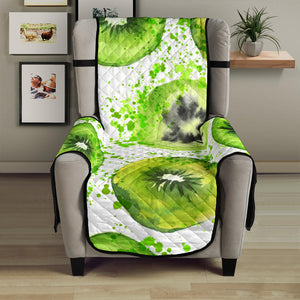 Watercolor kiwi pattern Chair Cover Protector