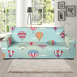 Hot Air Balloon Design Pattern Sofa Slipcover