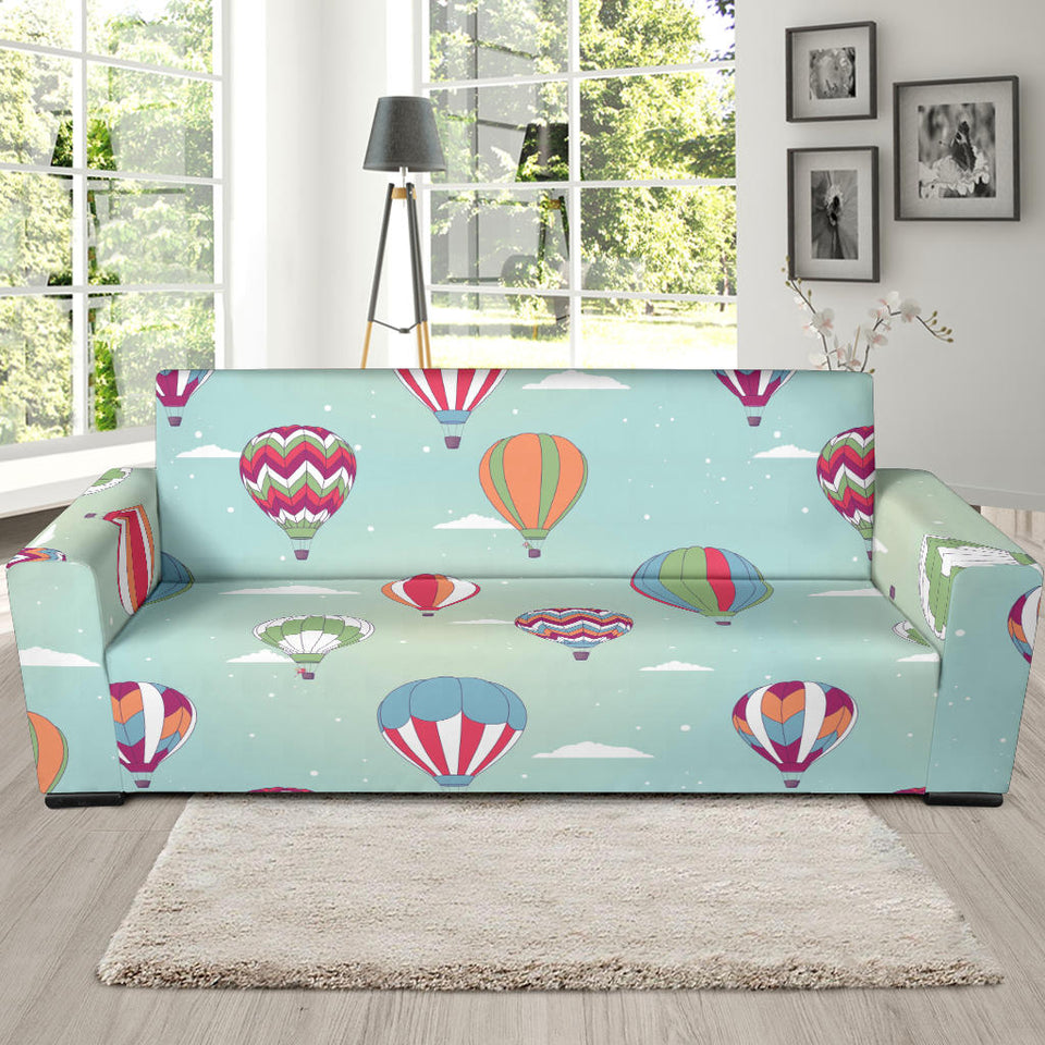 Hot Air Balloon Design Pattern Sofa Slipcover