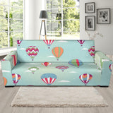 Hot Air Balloon Design Pattern Sofa Slipcover