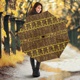 Egypt Hieroglyphics Pattern Print Design 03 Umbrella