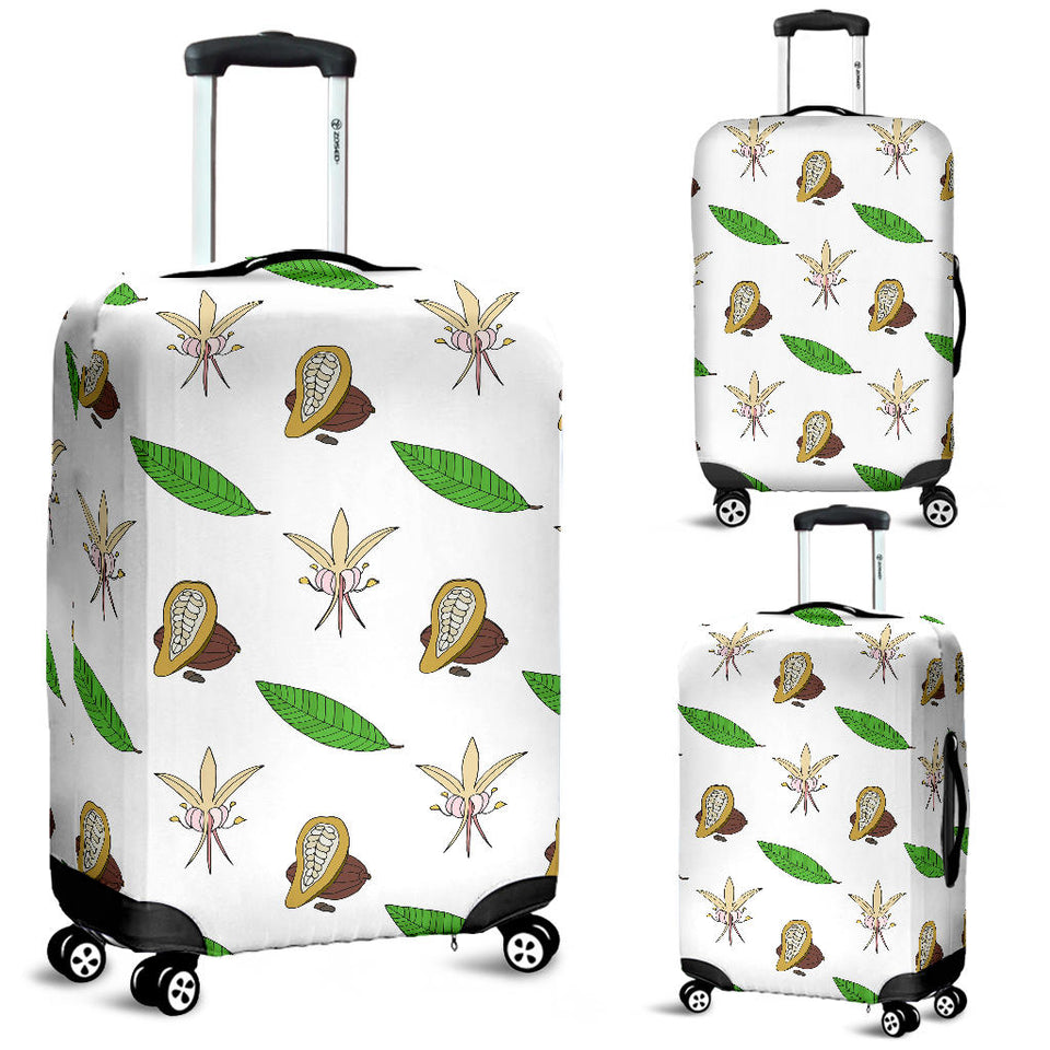 Color Hand Drawn Cocoa Pattern Luggage Covers