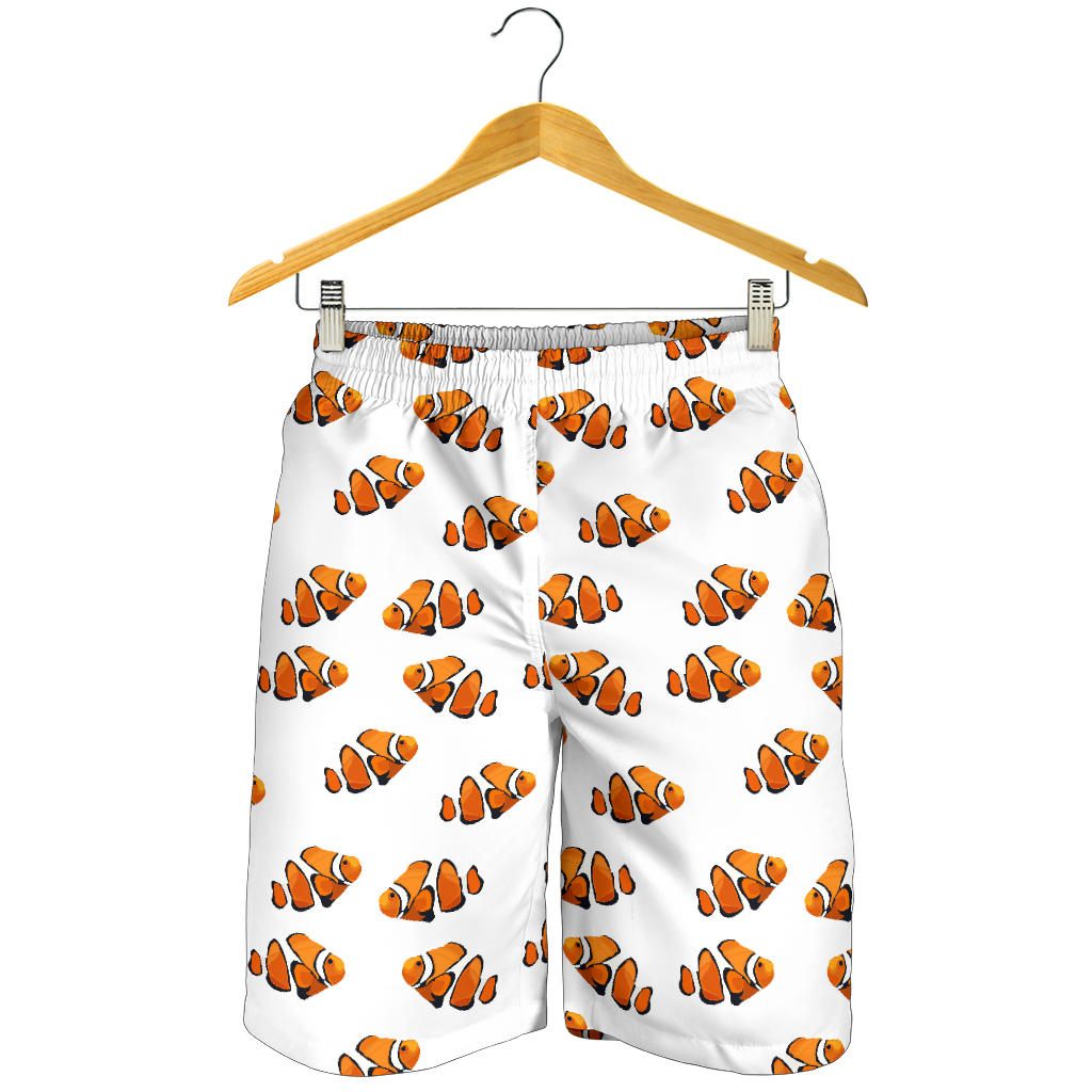 Clown Fish Pattern Print Design 03 Men Shorts