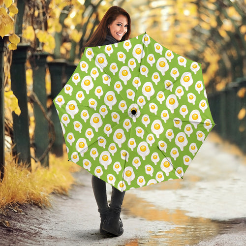 Fried Eggs Pattern Print Design 01 Umbrella