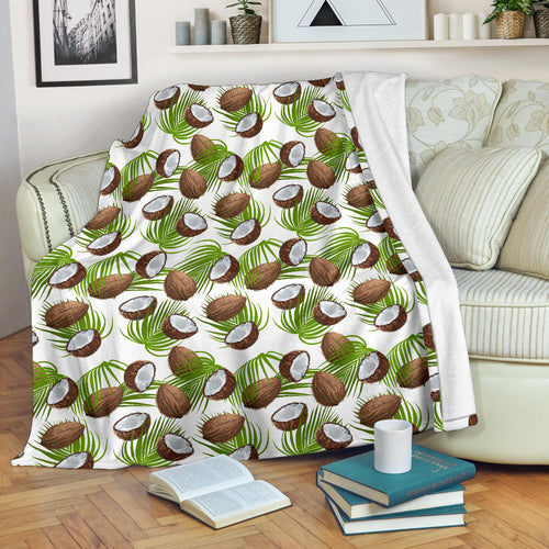 Coconut Pattern Print Design 04 Premium Blanket