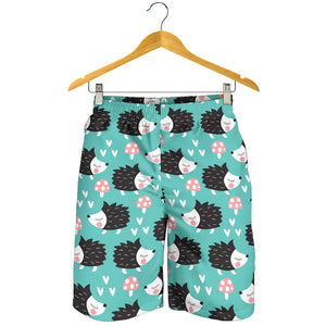Hedgehog Pattern Print Design 03 Men Shorts