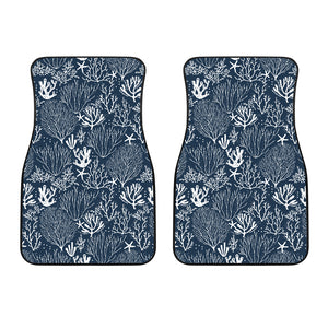 Coral Reef Pattern Print Design 05 Front Car Mats