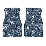 Coral Reef Pattern Print Design 05 Front Car Mats