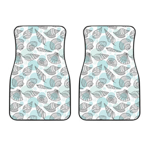 Shell Polynesian Tribal  Front Car Mats
