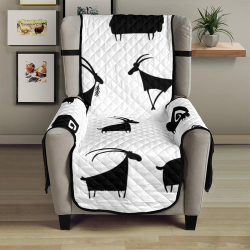 Goat ram pattern Chair Cover Protector