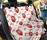 Daruma Japanese Wooden Doll Design Pattern Dog Car Seat Covers