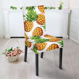 Pineapples Design Pattern Dining Chair Slipcover
