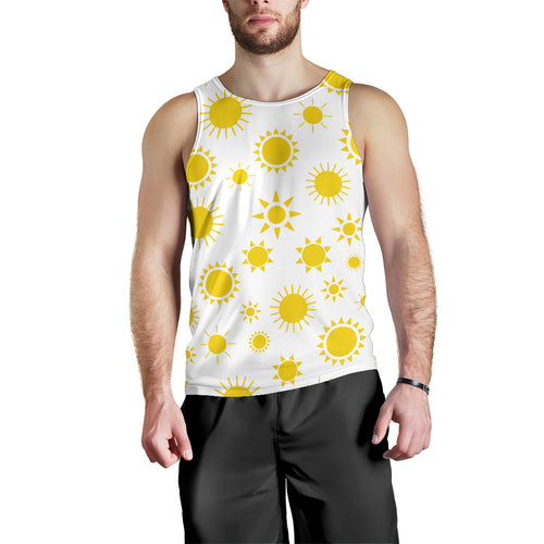 Sun pattern Men Tank Top