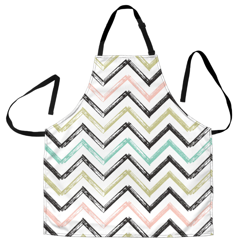 Zigzag  Chevron Paint Pattern Adjustable Apron