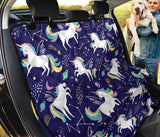 Hand Drawn Cute Unicorn Star Planet Dog Car Seat Covers