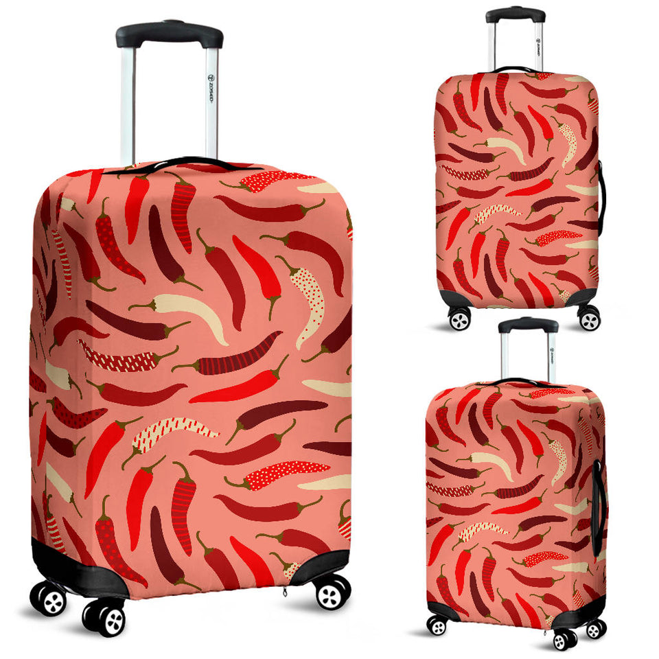 Beautiful Chili Peppers Pattern Luggage Covers