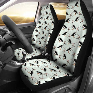 Pelican Pattern Print Design 02 Universal Fit Car Seat Covers