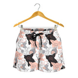Pig Pattern Print Design 05 Women Shorts