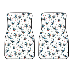 Swallow Pattern Print Design 04 Front Car Mats