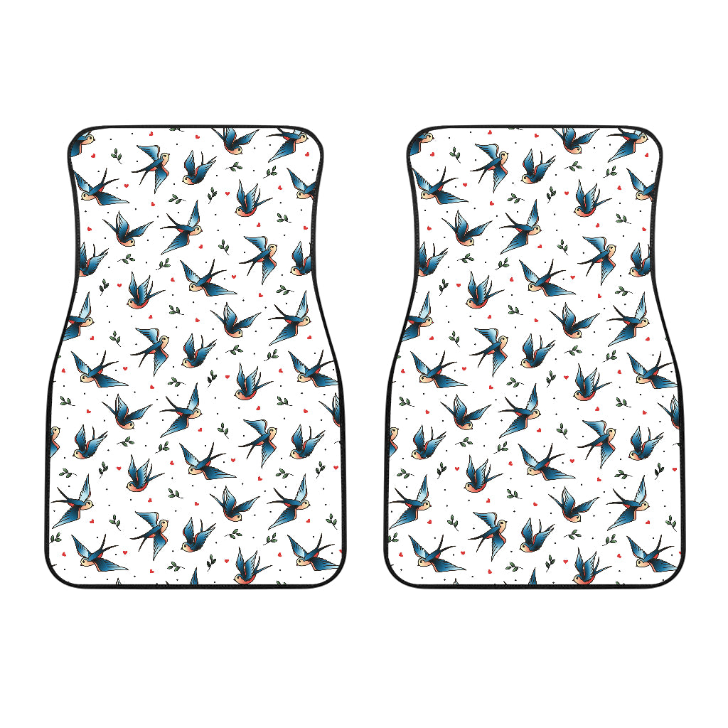 Swallow Pattern Print Design 04 Front Car Mats