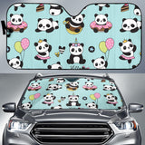 Cute Baby Panda Pattern Car Sun Shade