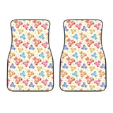 Teddy Bear Pattern Print Design 05 Front Car Mats