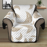 Cool gold moon abstract pattern Recliner Cover Protector