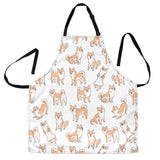 Shiba Inu Dog Pattern Adjustable Apron