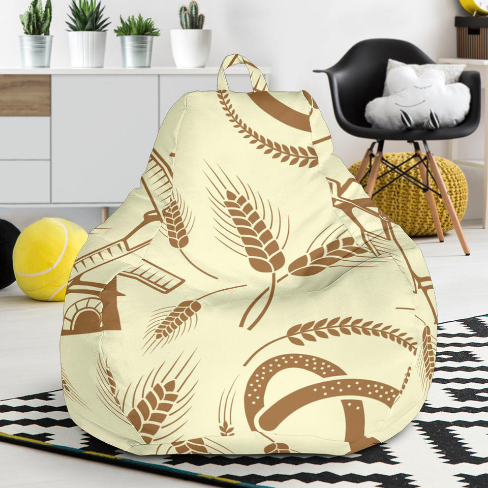 Windmill Wheat Pattern Bean Bag Cover