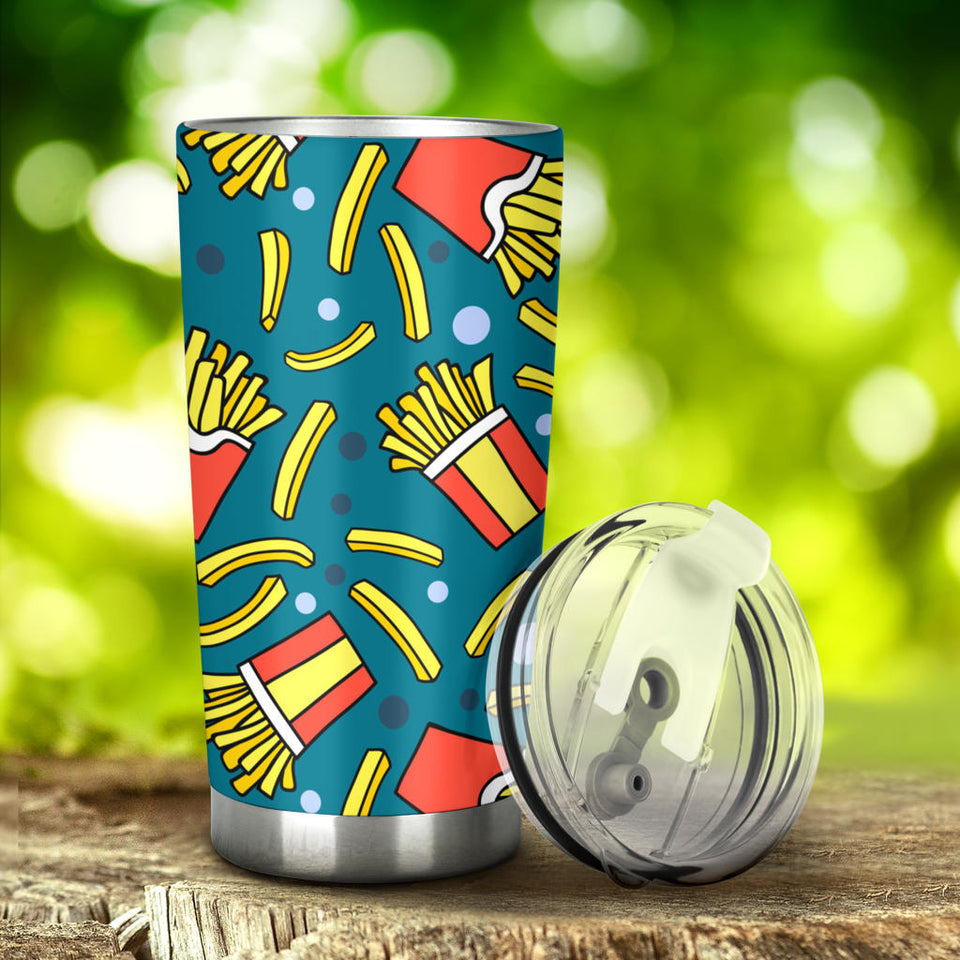 French Fries Red Paper Box Pattern Tumbler