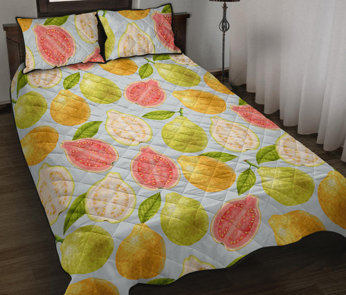 Guava design pattern Quilt Bed Set
