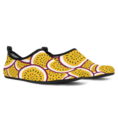 Passion Fruits Slice Pattern Aqua Shoes