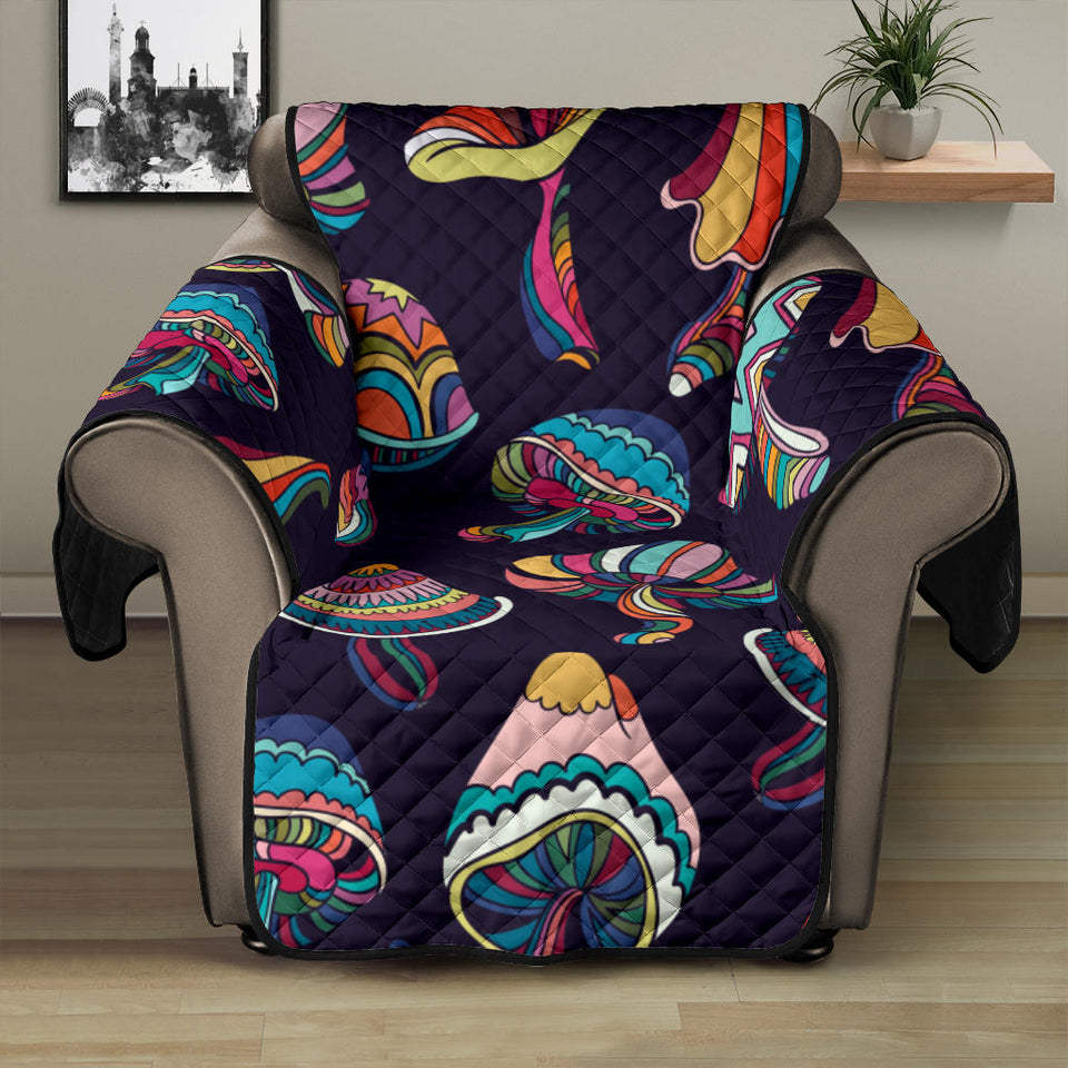 Colorful mushroom pattern Recliner Cover Protector