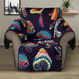 Colorful mushroom pattern Recliner Cover Protector