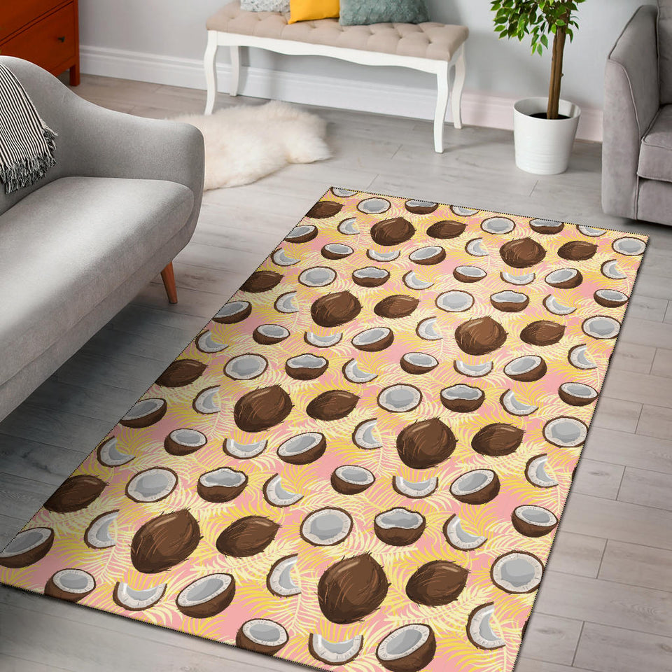 Coconut Pattern Print Design 05 Area Rug