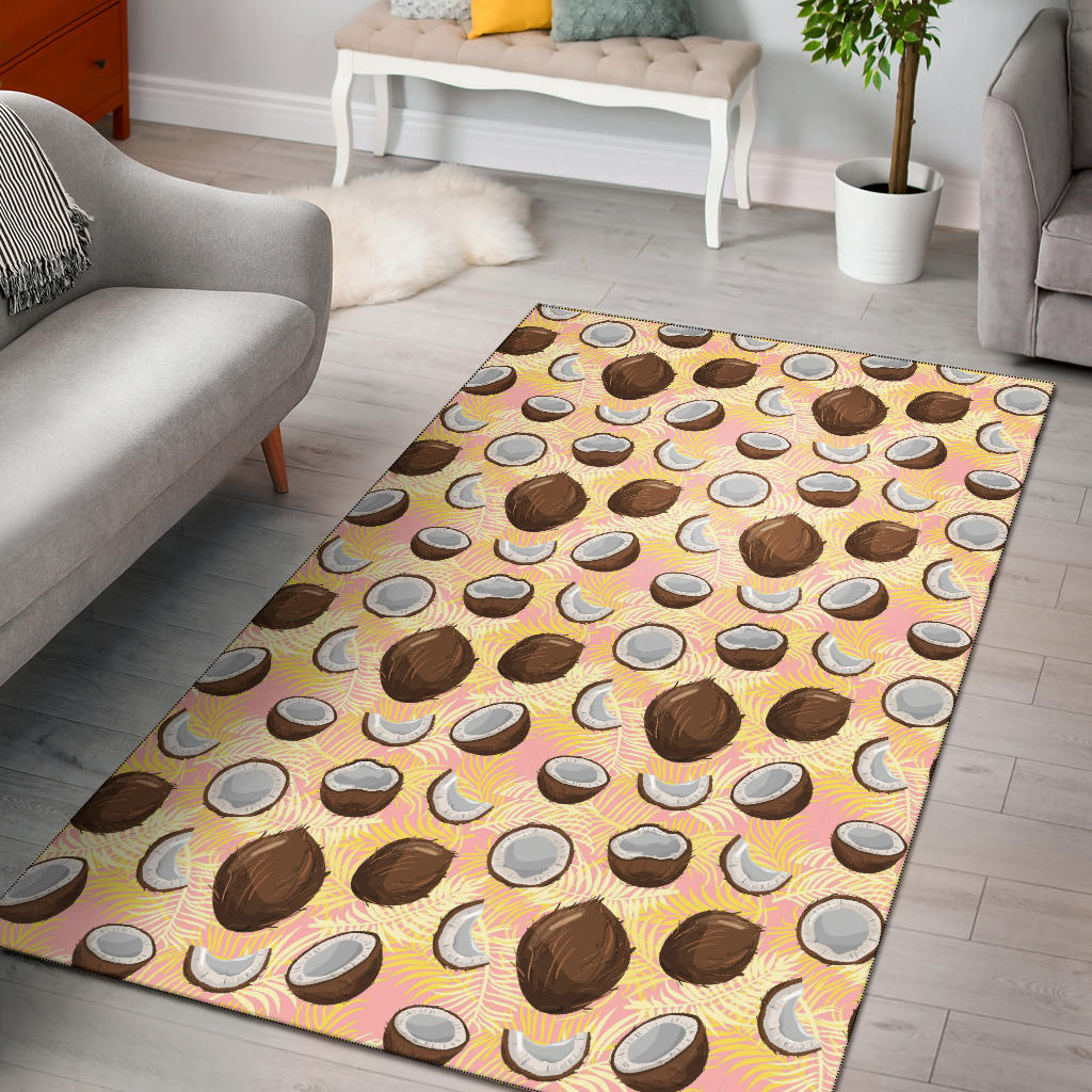 Coconut Pattern Print Design 05 Area Rug