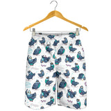 Pigeon Pattern Print Design 02 Men Shorts