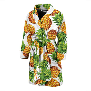 Pineapples Design Pattern Men'S Bathrobe