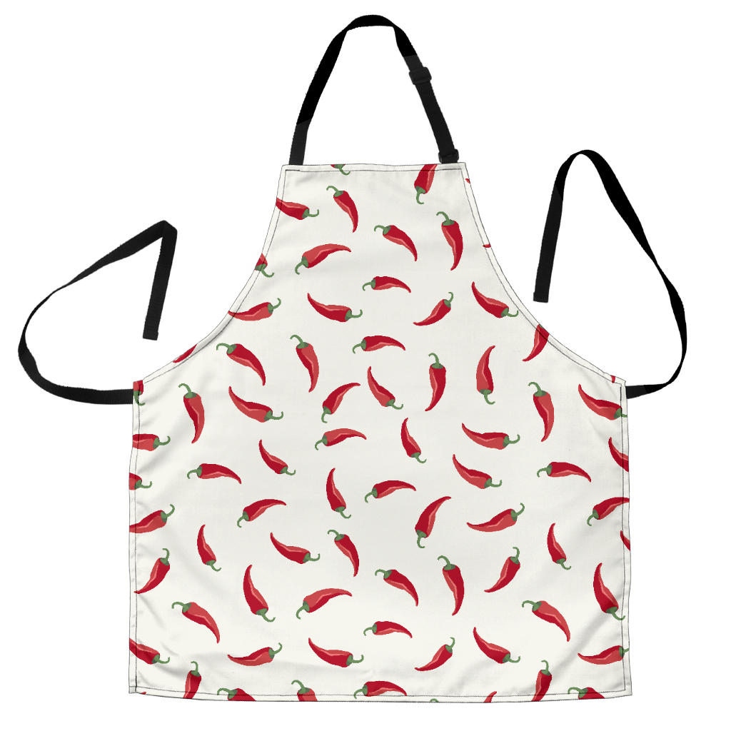 Chili Peppers Pattern Adjustable Apron