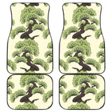 Bonsai Pattern Front And Back Car Mats