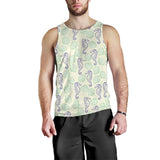 Seahorse shell pattern Men Tank Top